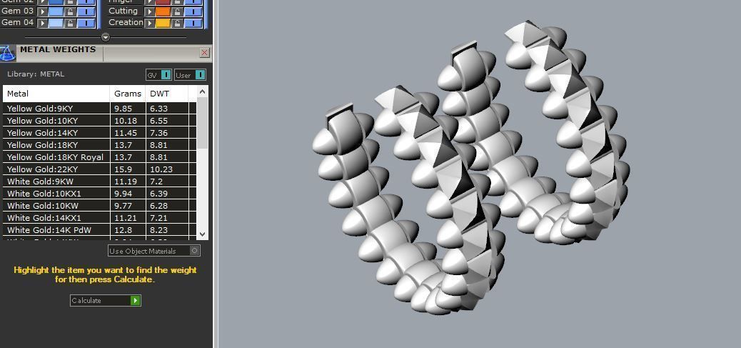 Earrings Clash-Small model  3D print model_9