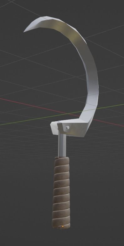 Deaths Sickle Blade 3D print model_2