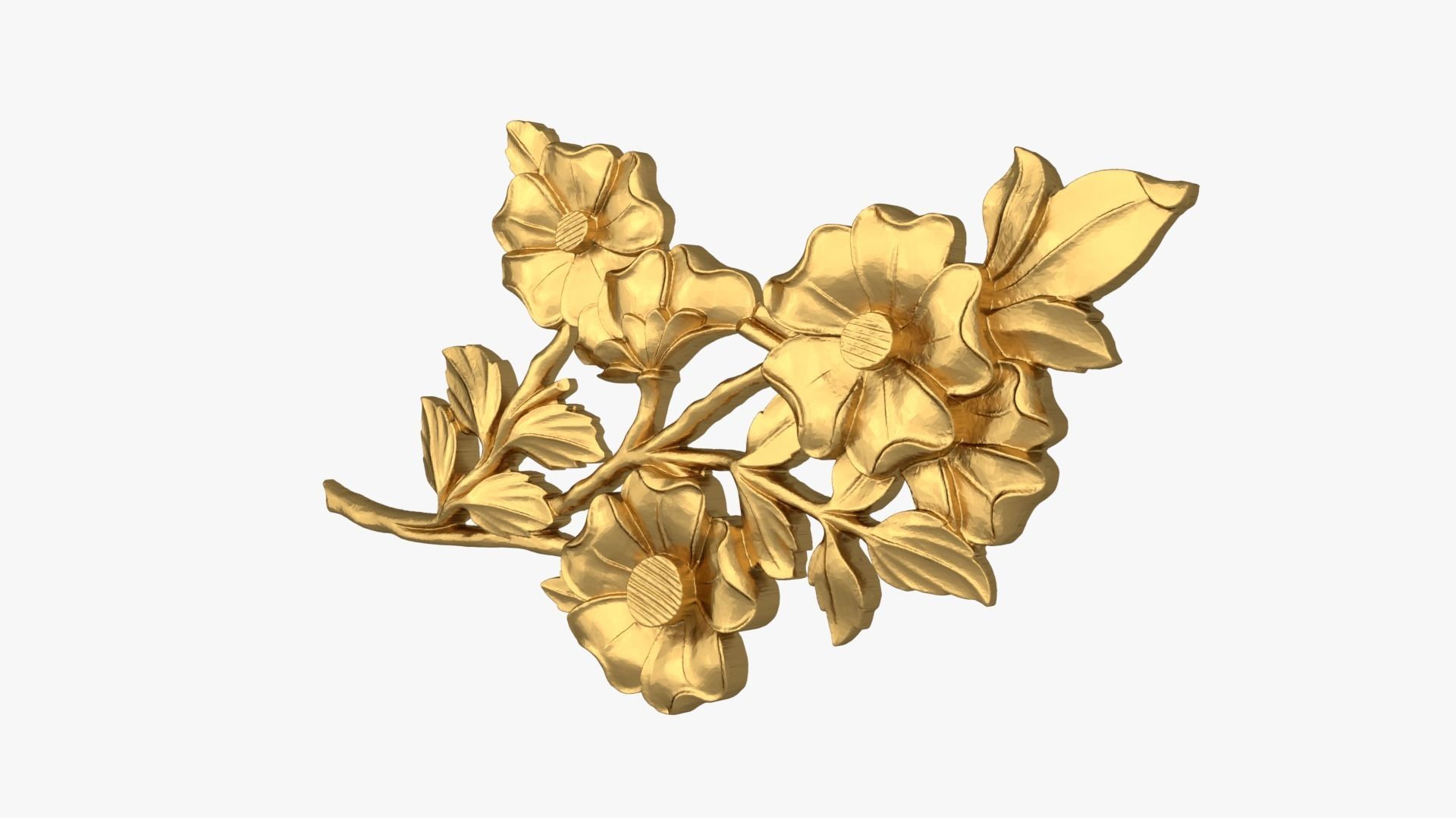 Classic decor ornament 267 3D model_2