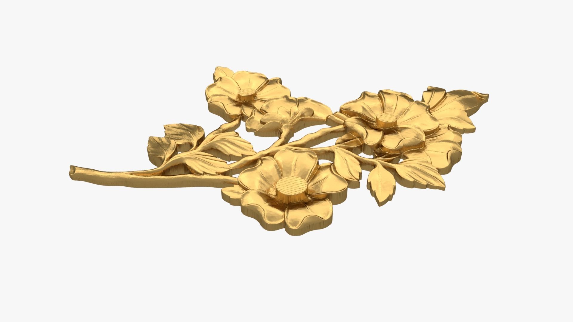 Classic decor ornament 267 3D model_3