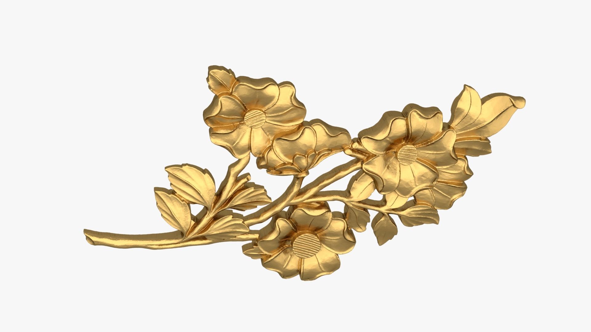 Classic decor ornament 267 3D model_4