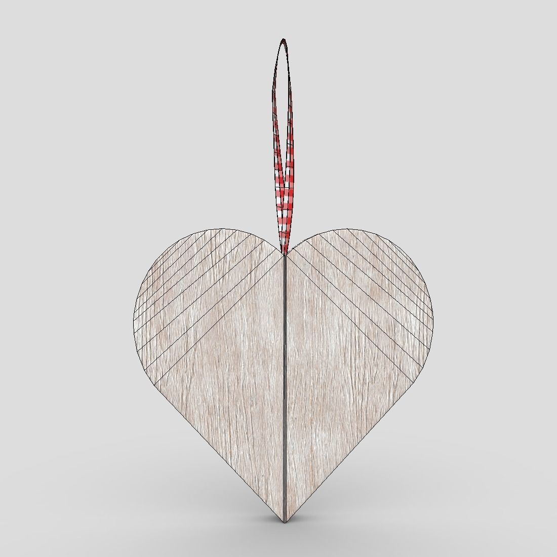 CC0 - Deco Heart free VR / AR / low-poly 3D model | CGTrader
