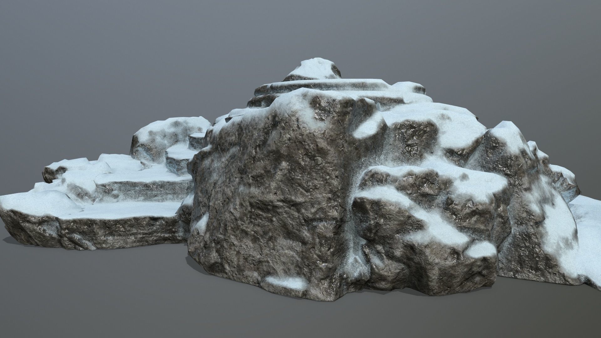 Ladder Ruin Low-poly 3D model_13