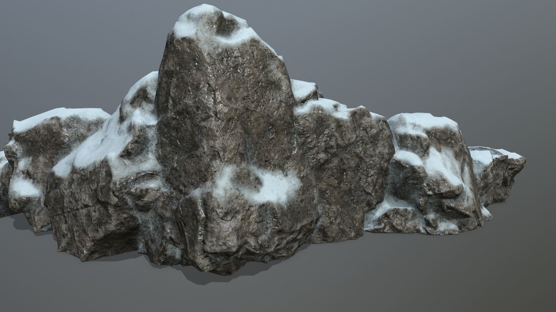 Ladder Ruin Low-poly 3D model_10