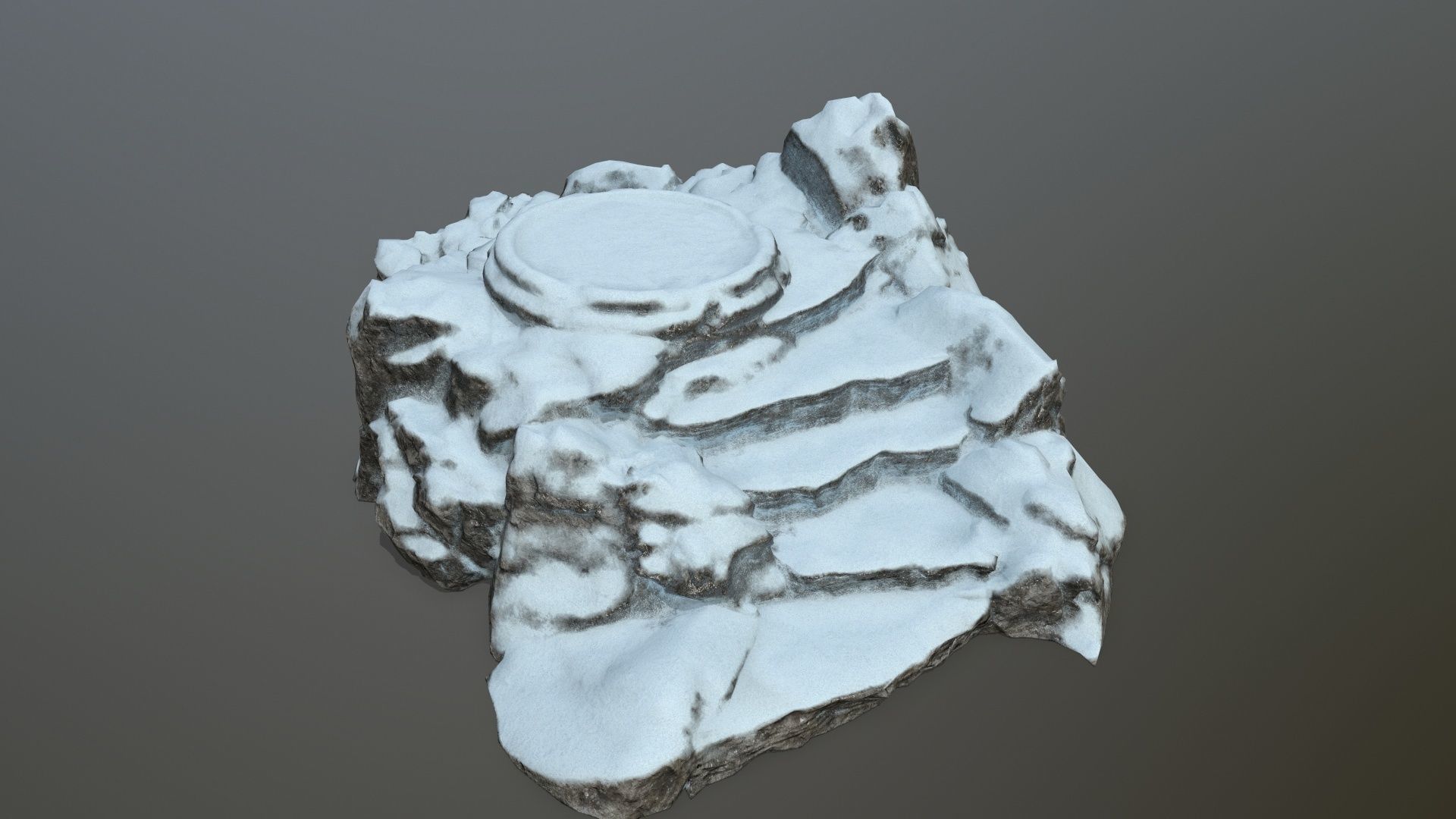 Ladder Ruin Low-poly 3D model_2