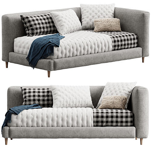 Timo Corner Bed 3D model
