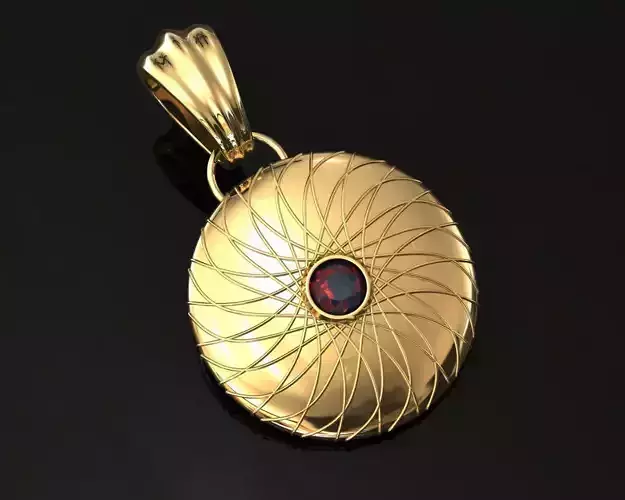 MY MANDALA-pendant 3D print model
