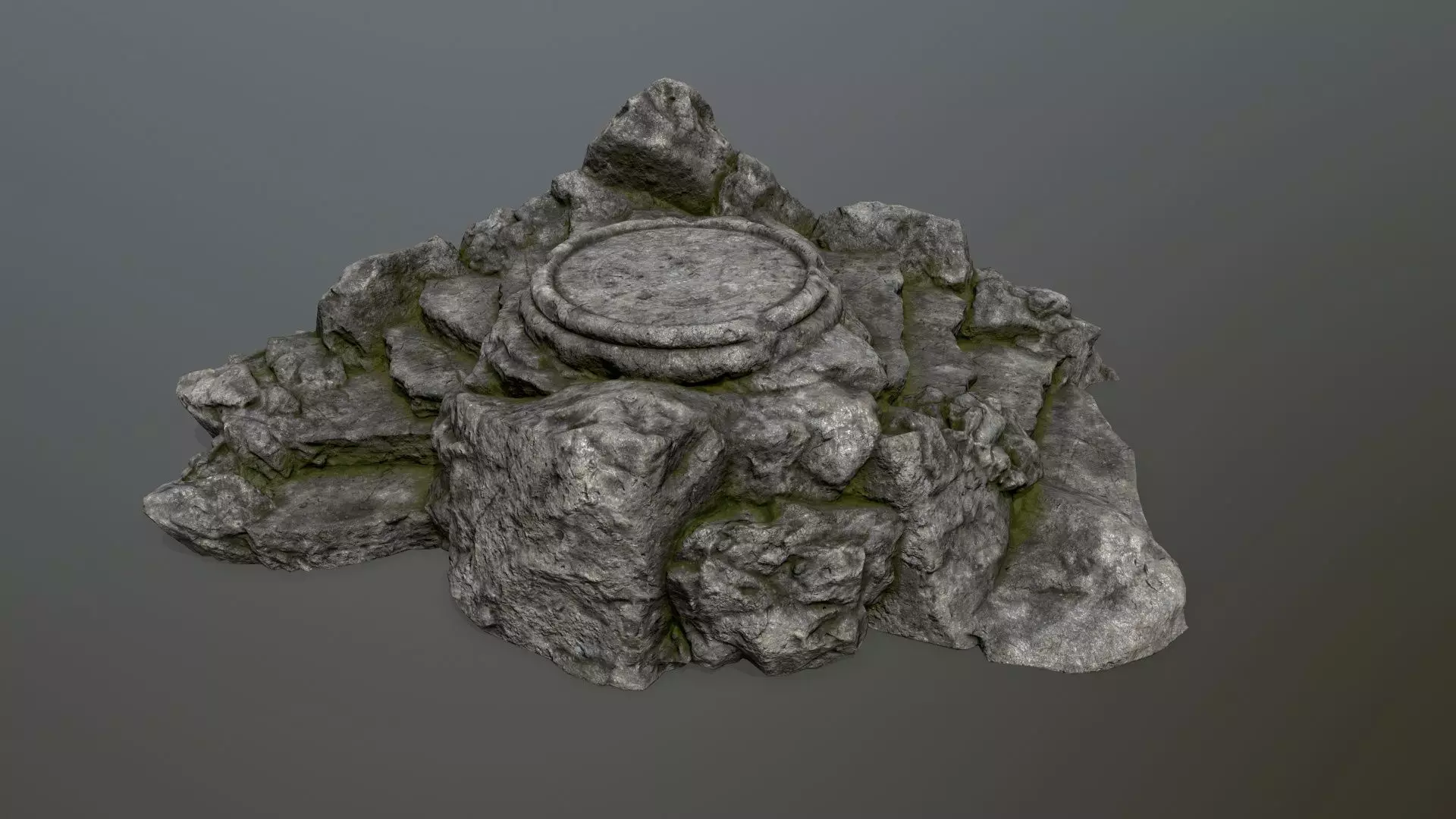 Ladder Ruin Low-poly 3D model