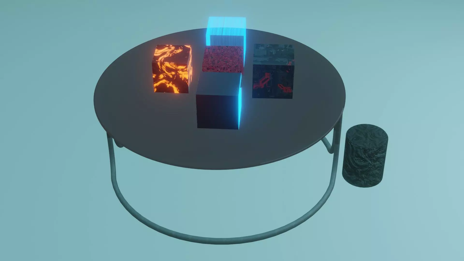 Cube animation 3d model Texture_0