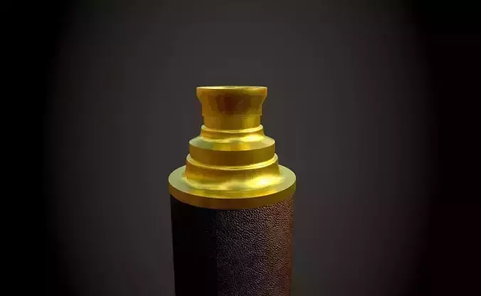 Old Spyglass 3D model