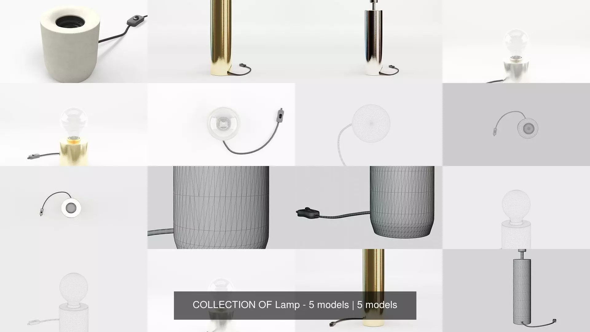 COLLECTION OF Lamp - 5 models _0