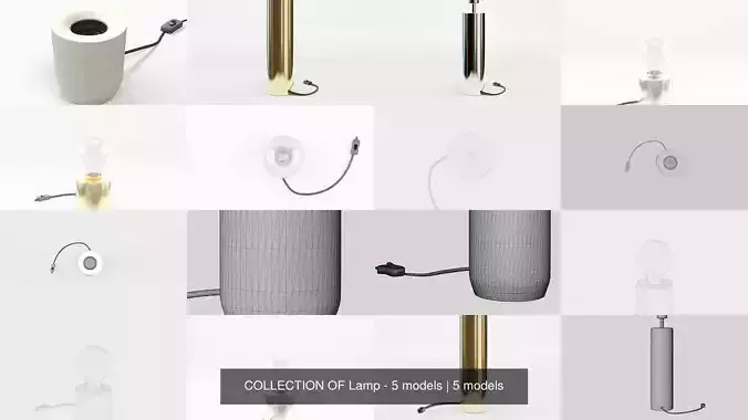 COLLECTION OF Lamp - 5 models