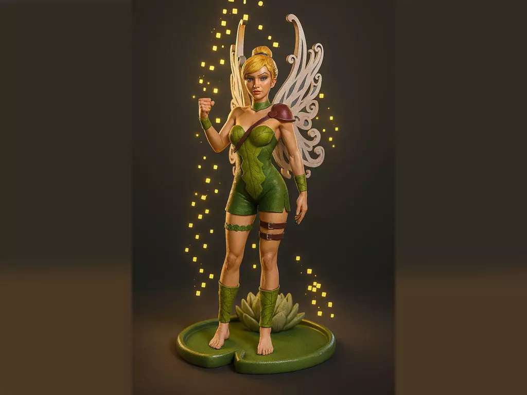 TINKER BELL BATTLE READY 3D print model