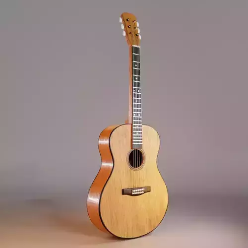 Acoustic Guitar 3D model