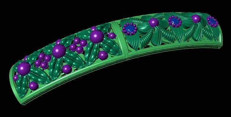 Bracelet 3D print model_3