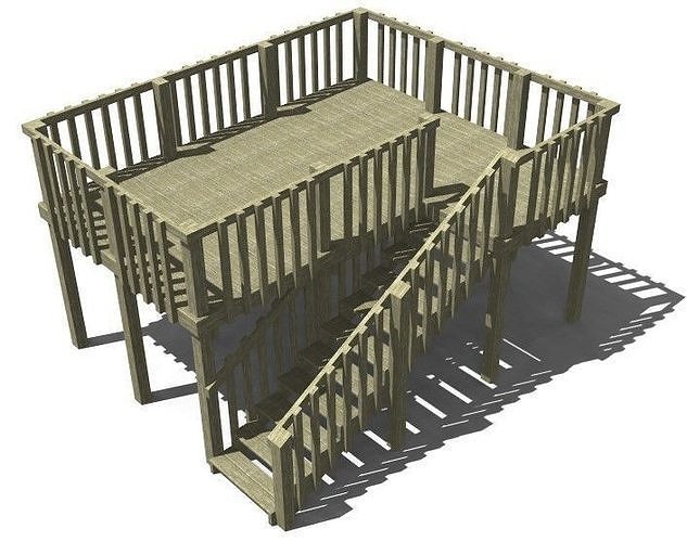 Raised Deck Free 3D model