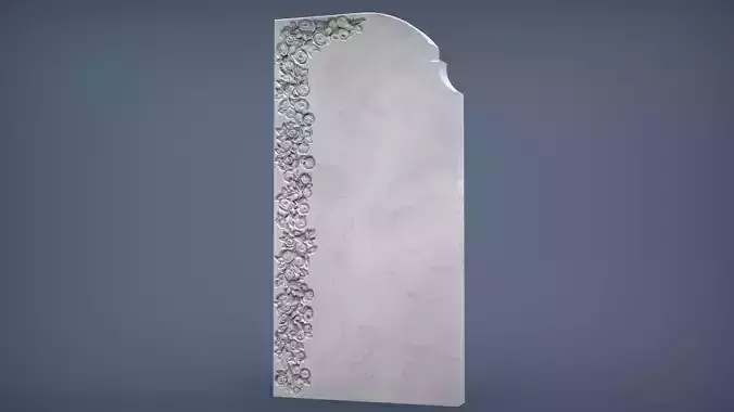 Romantic Tombstone with Roses 3