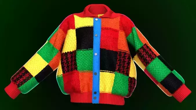 The Cardigan Fitted to Gen8 Body Mesh