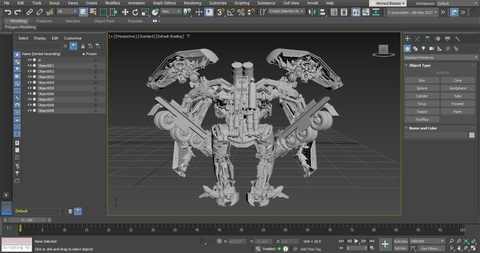 Transformer Rampage High Quality 3Ds Model 3D model_3