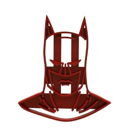 Batman cookie cutter 3D model 3D printable | CGTrader