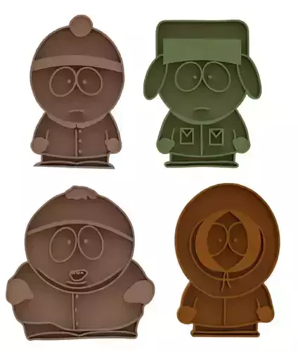 South park cookie cutters pack