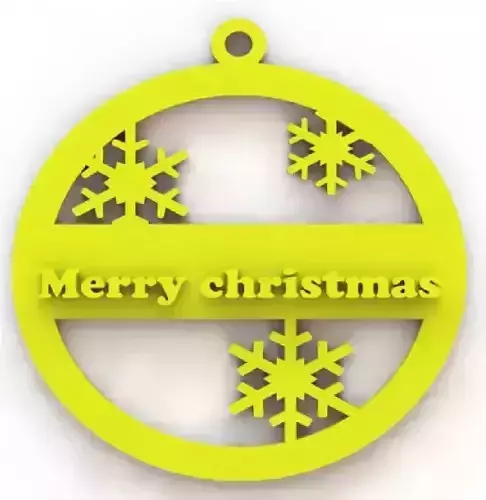 Christmas tree decoration 3D print model