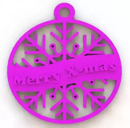 Christmas tree decoration 3D print model