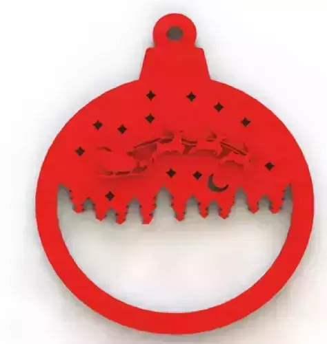 Christmas tree decoration 3D print model