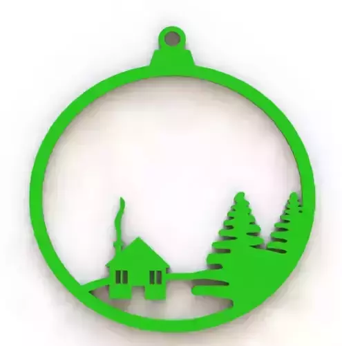 Christmas tree decoration 3D print model