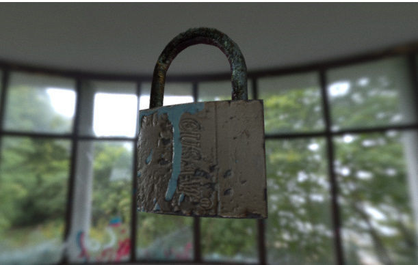 a big lock Free 3D model_4