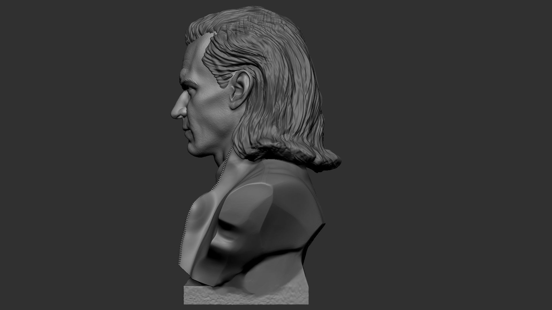 Loki bust 3D print model_78