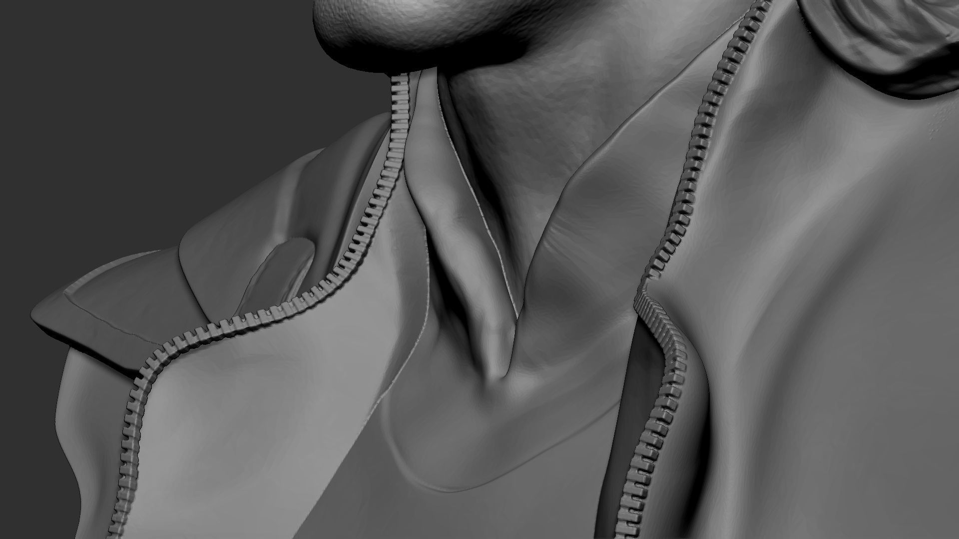 Loki bust 3D print model_50