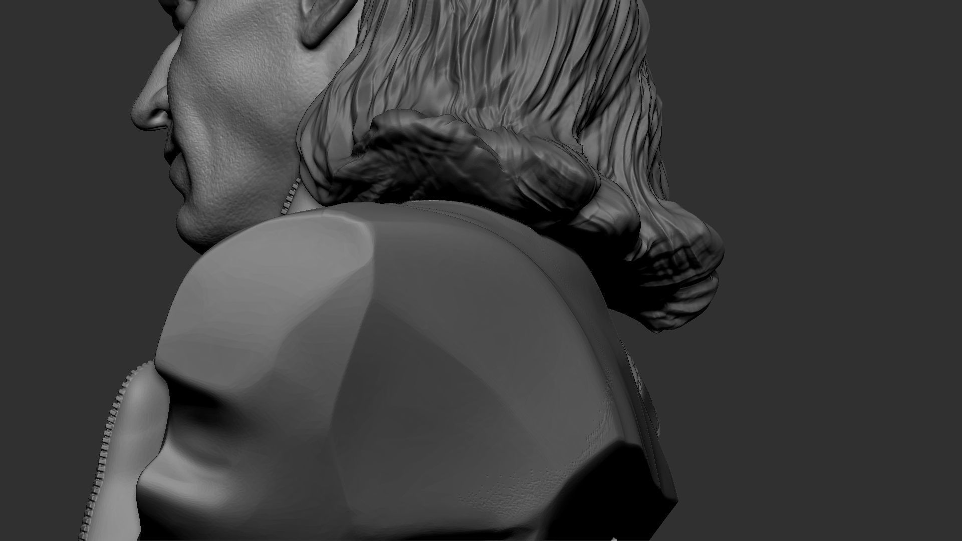 Loki bust 3D print model_48