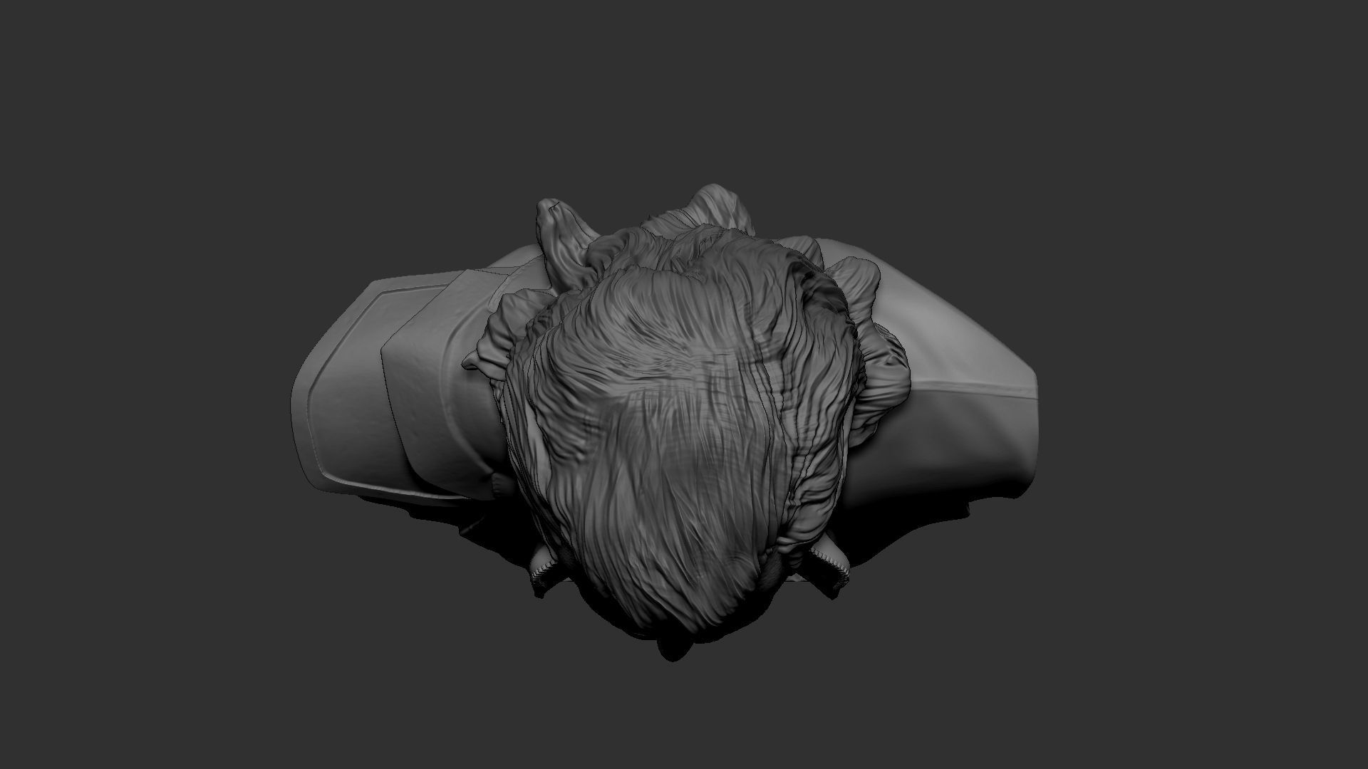 Loki bust 3D print model_63