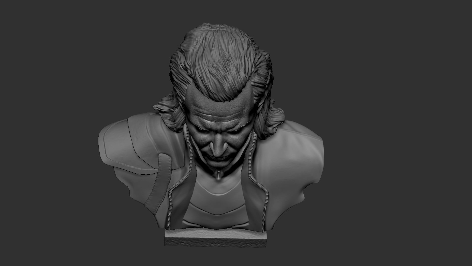 Loki bust 3D print model_70