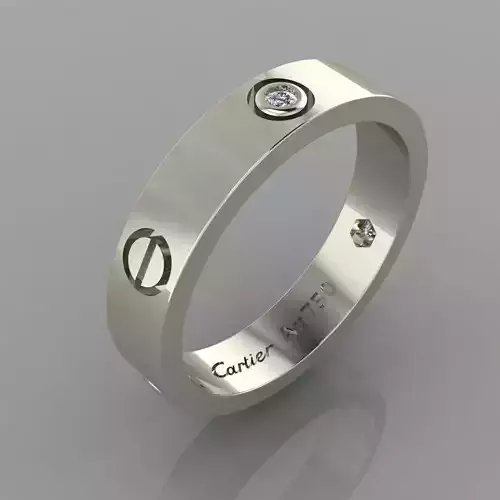 Screw Ring Ring 3d print model 52