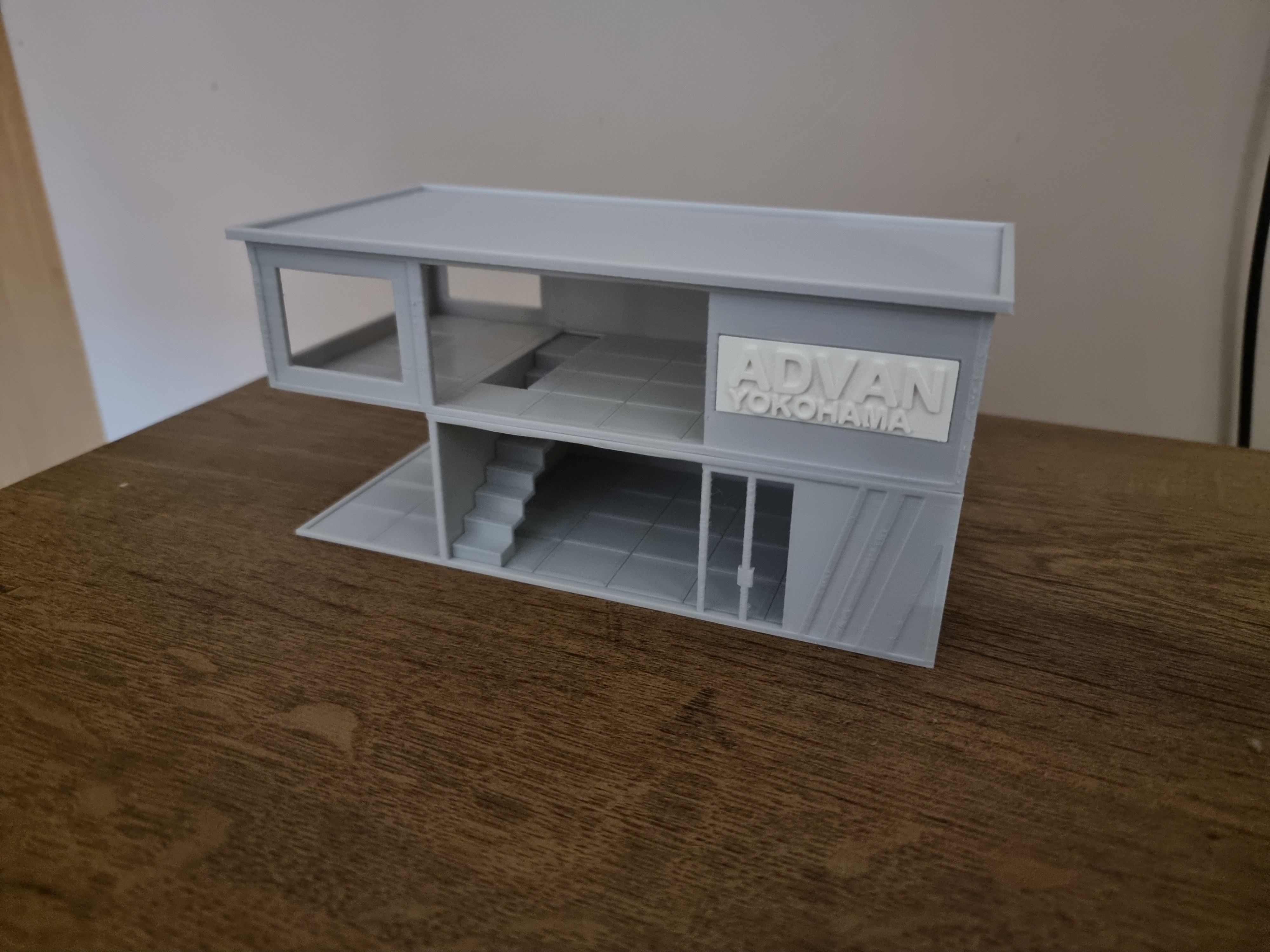 Advan garage 1 64 3D print model_2
