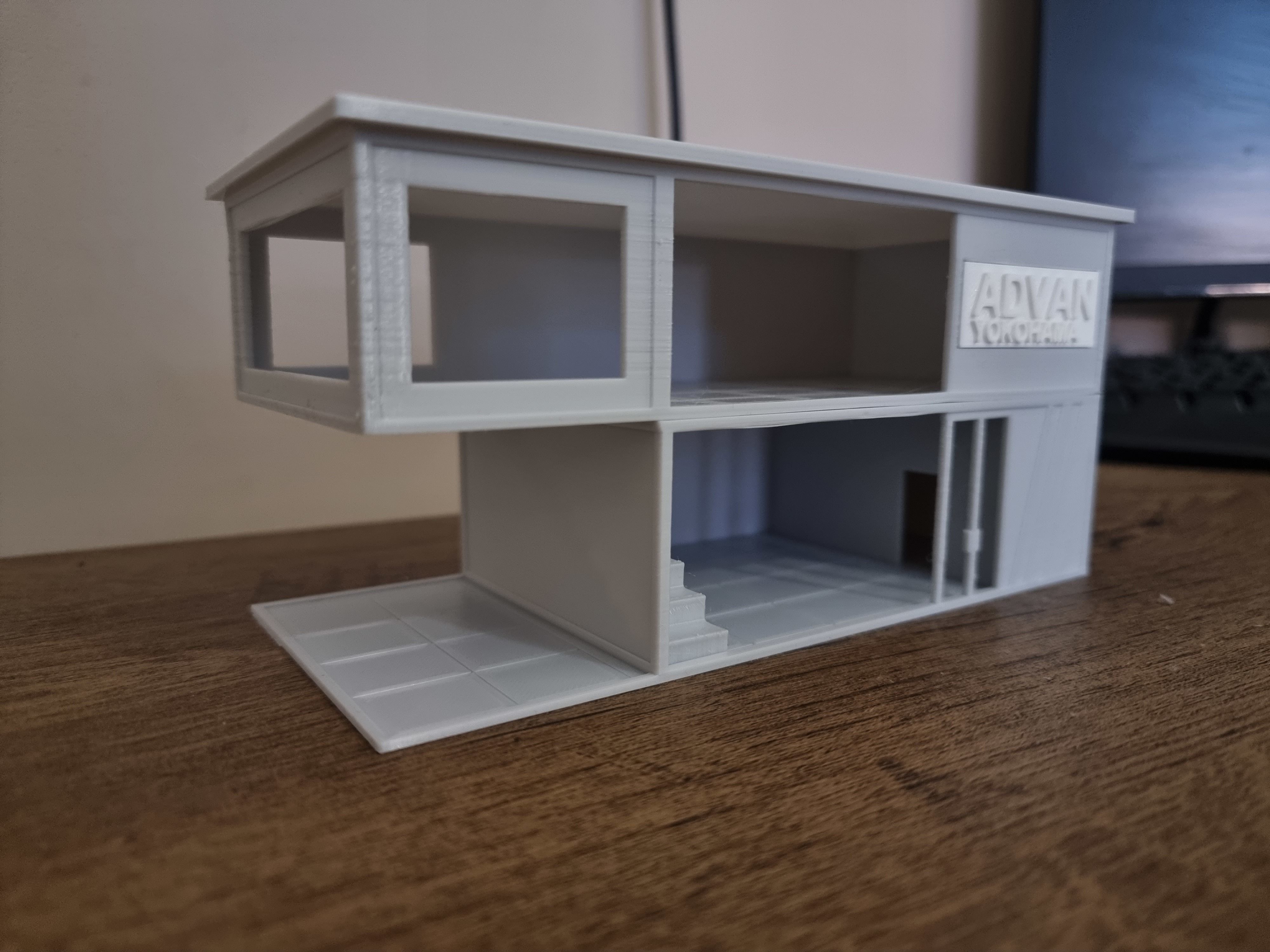 Advan garage 1 64 3D print model_4