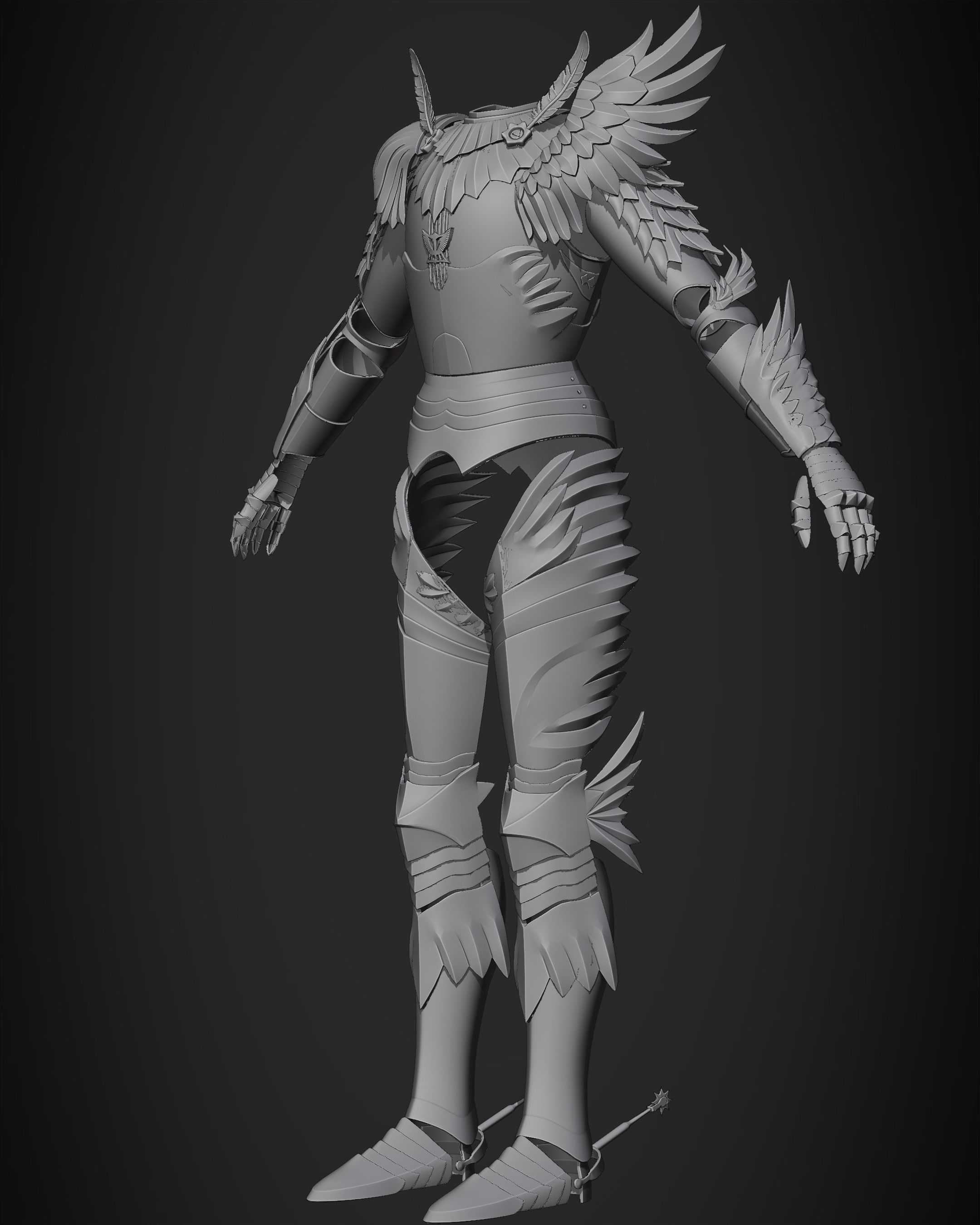 Berserk Griffith Armor for Cosplay 3D print model_19