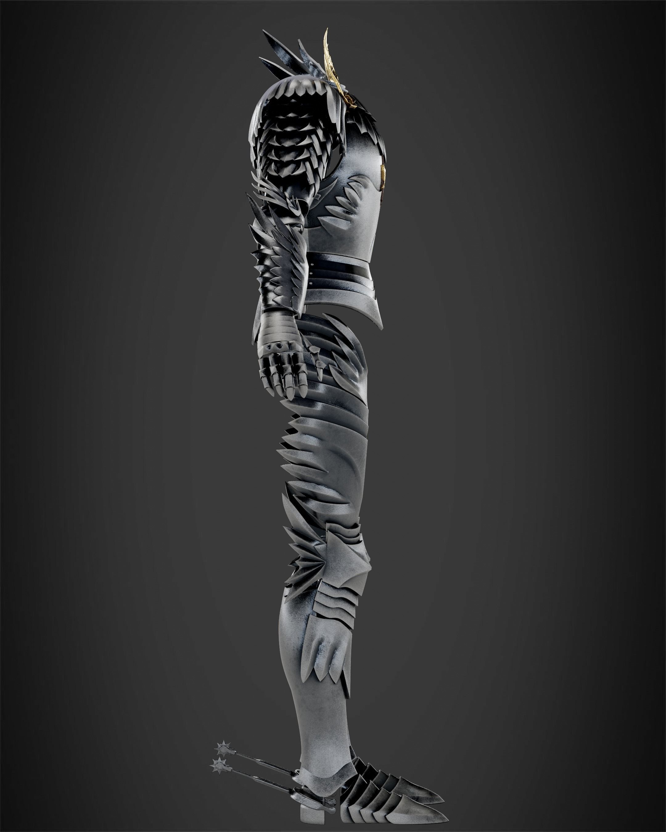 Berserk Griffith Armor for Cosplay 3D print model_10