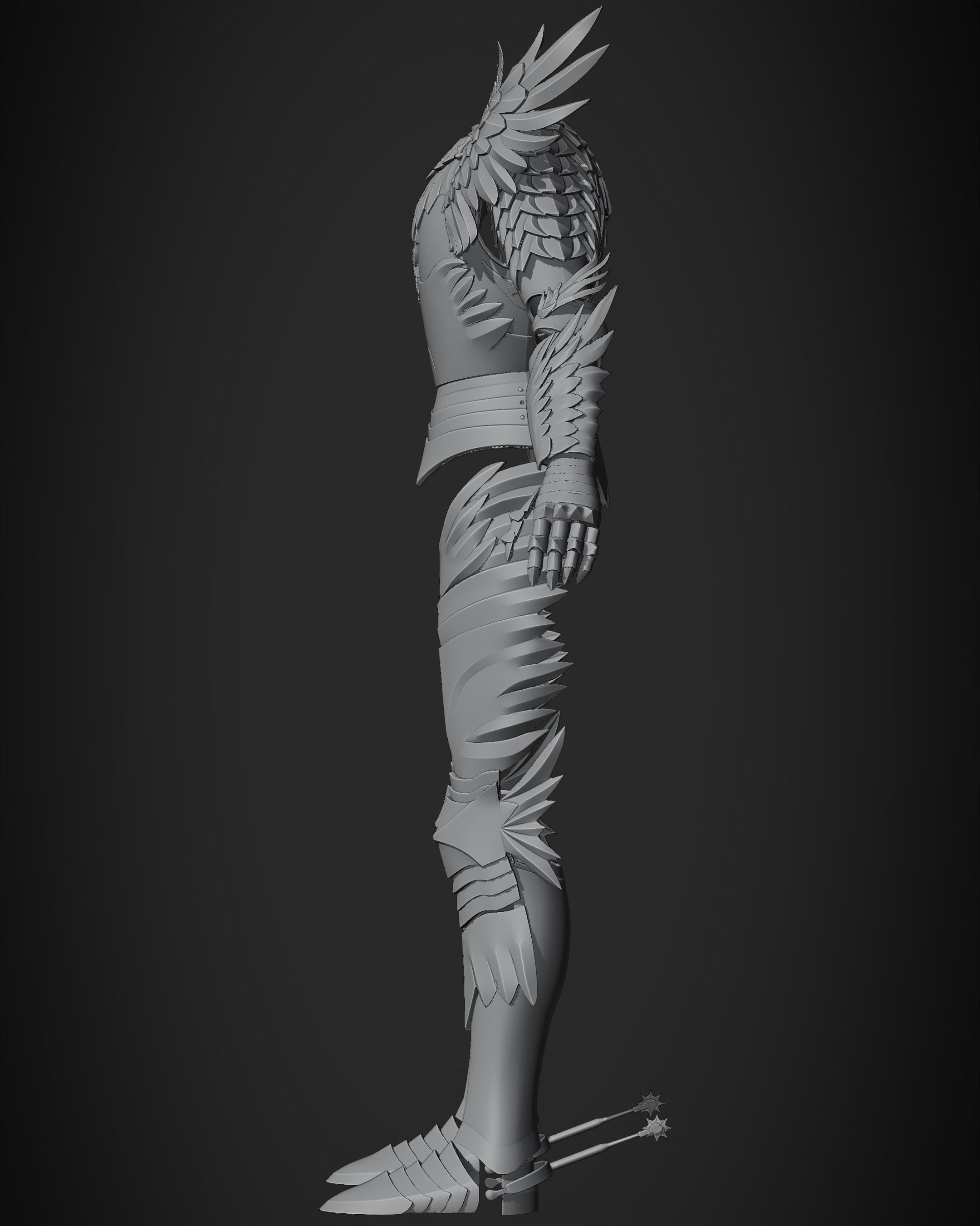 Berserk Griffith Armor for Cosplay 3D print model_25