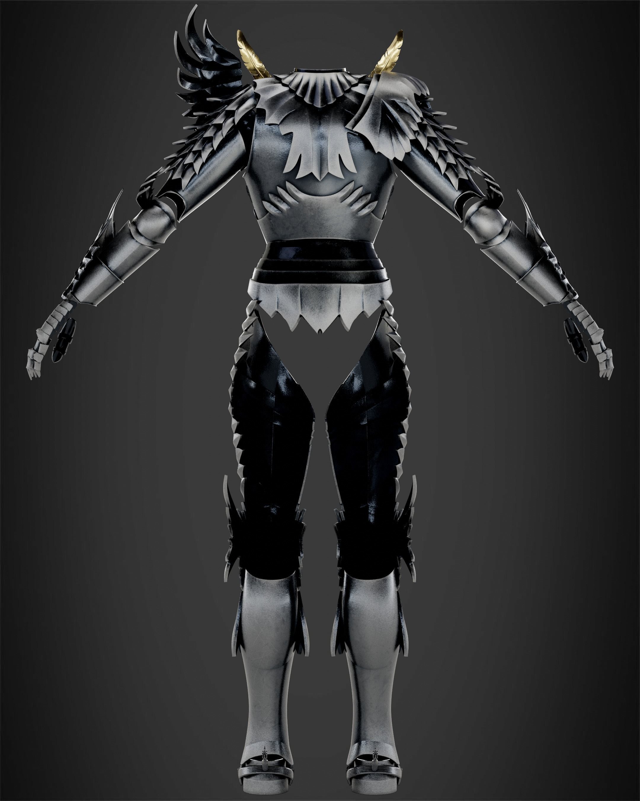 Berserk Griffith Armor for Cosplay 3D print model_8