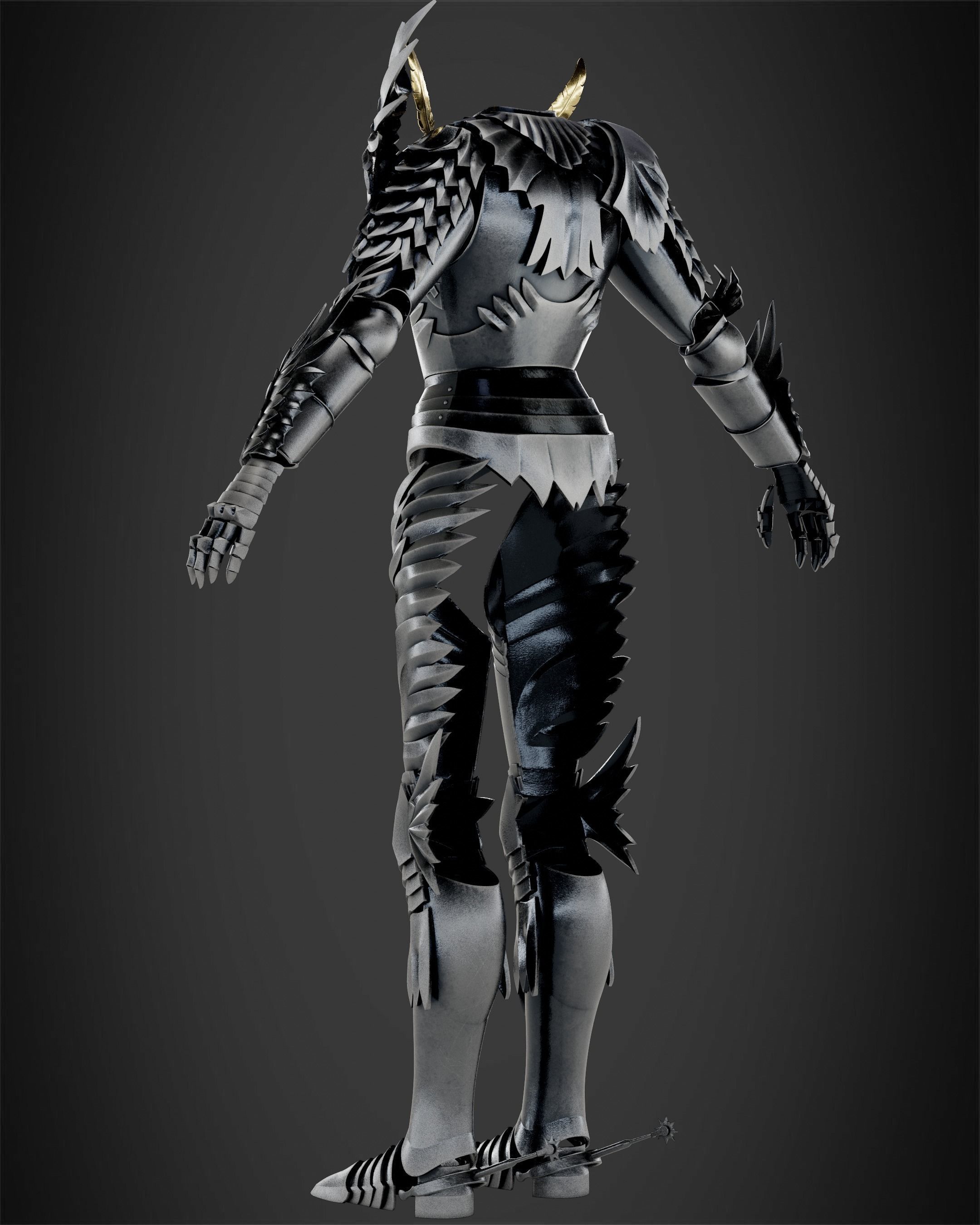 Berserk Griffith Armor for Cosplay 3D print model_7