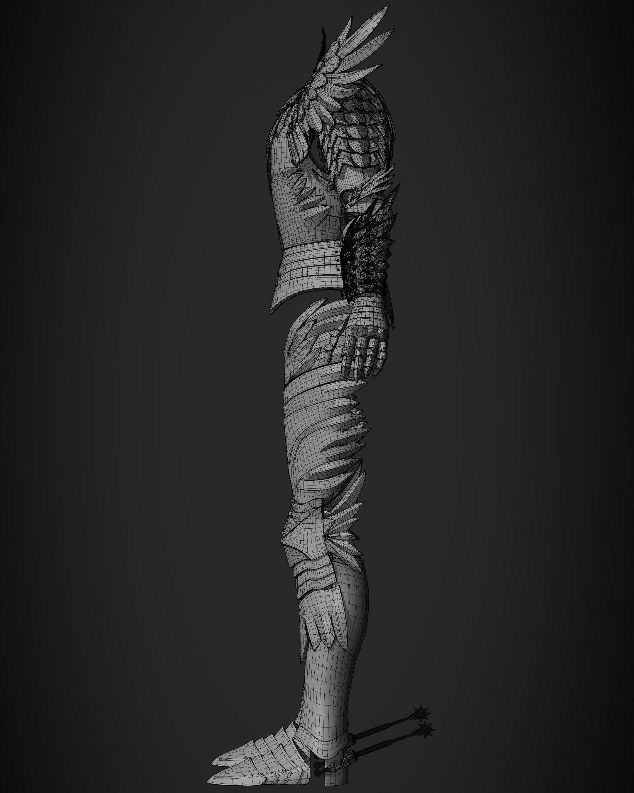 Berserk Griffith Armor for Cosplay 3D print model_24