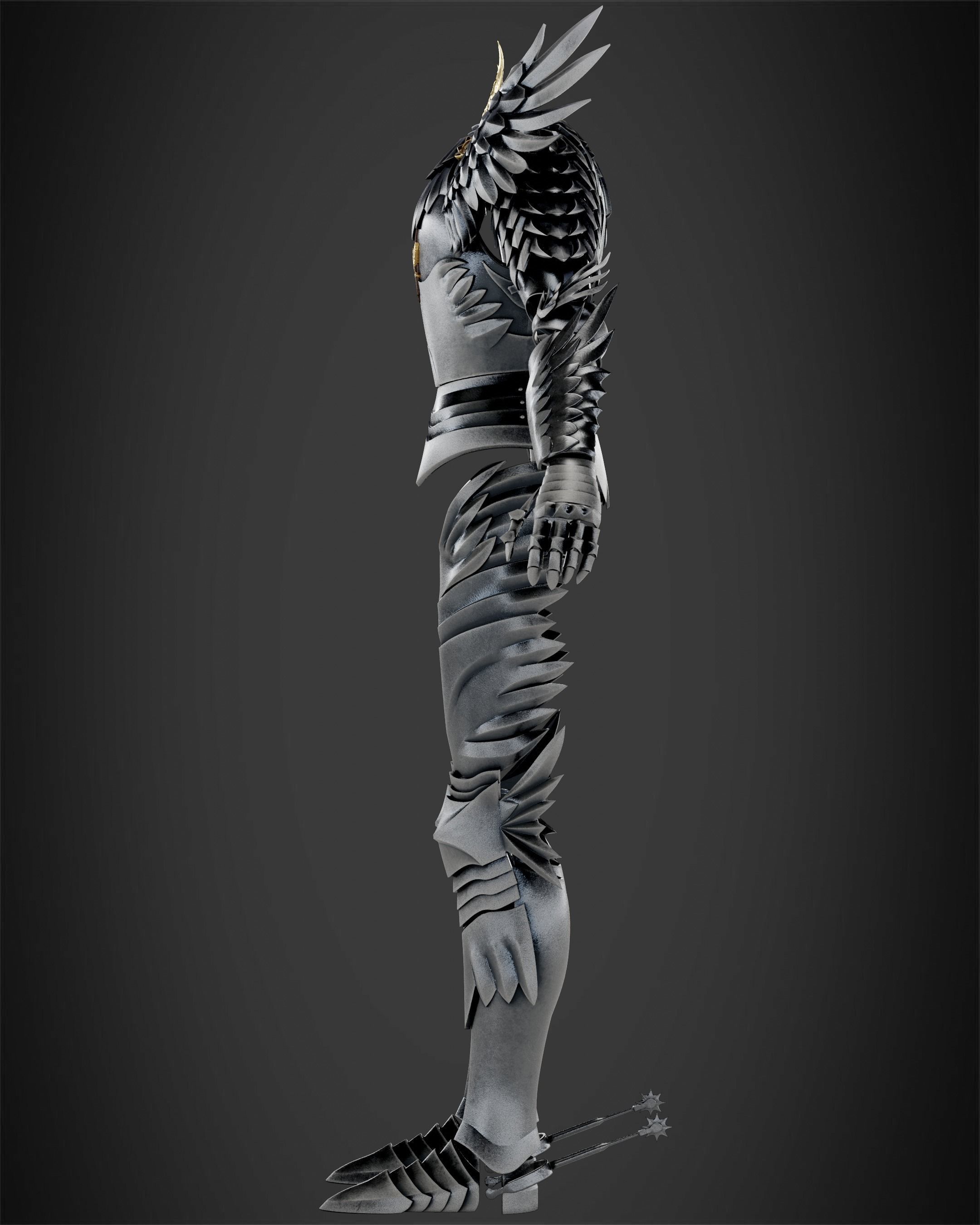 Berserk Griffith Armor for Cosplay 3D print model_16