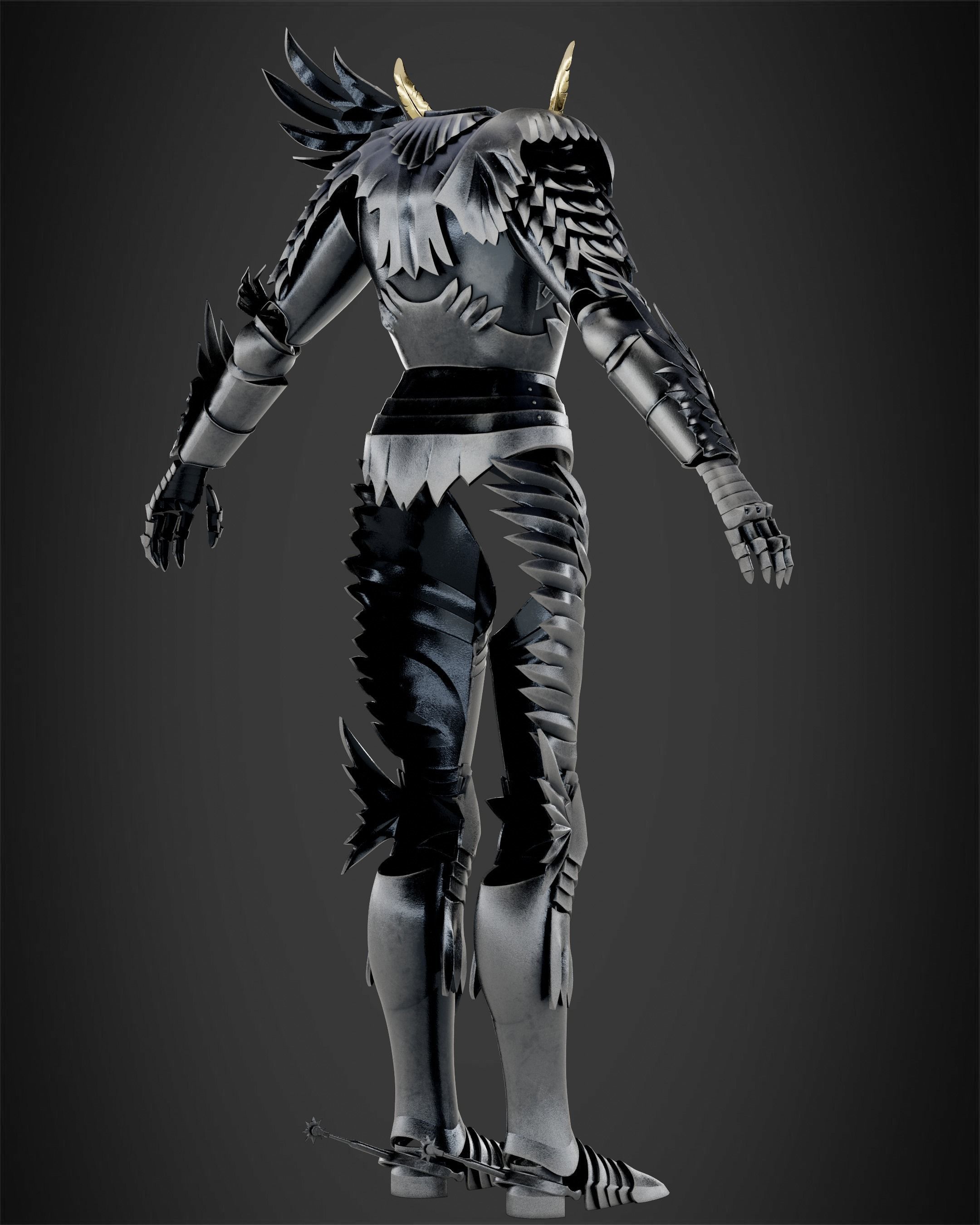 Berserk Griffith Armor for Cosplay 3D print model_9