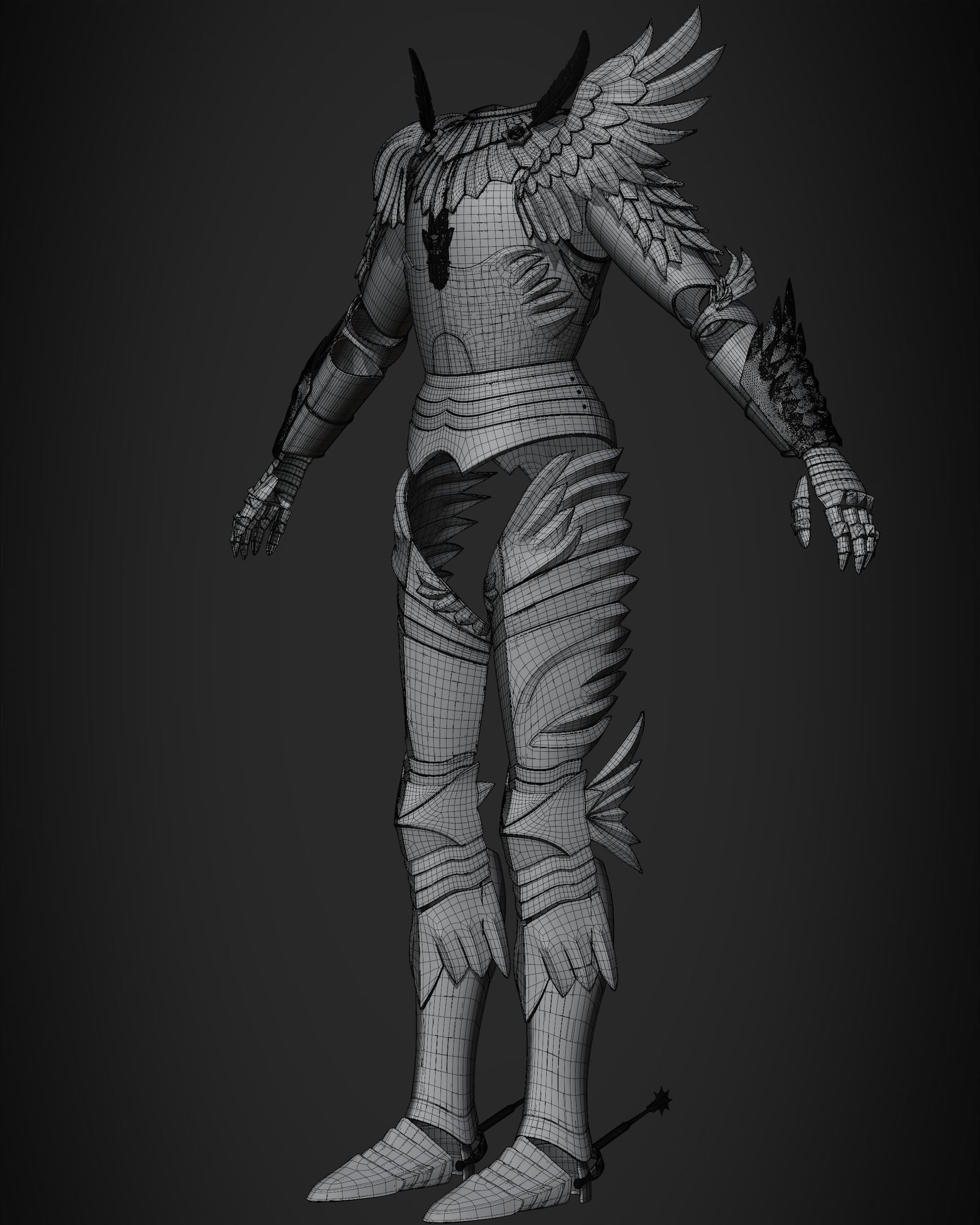 Berserk Griffith Armor for Cosplay 3D print model_18