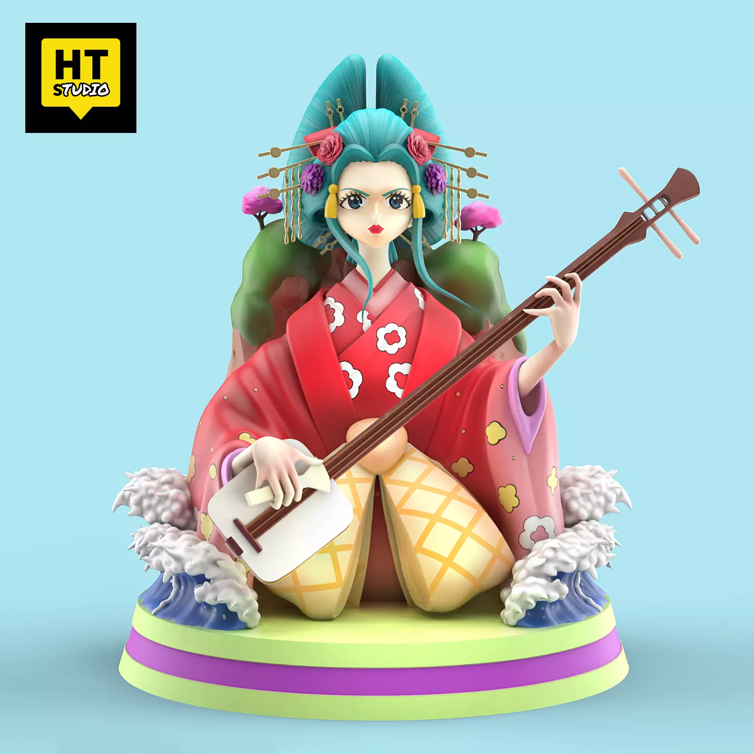 Hiyori Kozuki Wano One Piece 3D print model