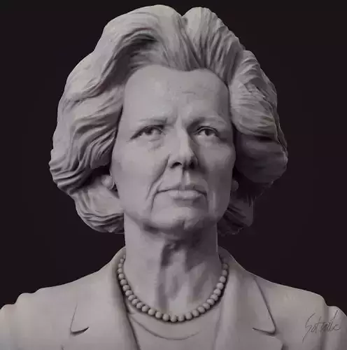 Margaret Thatcher 3D print model