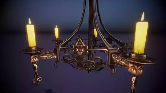 Gothic Chandelier 001